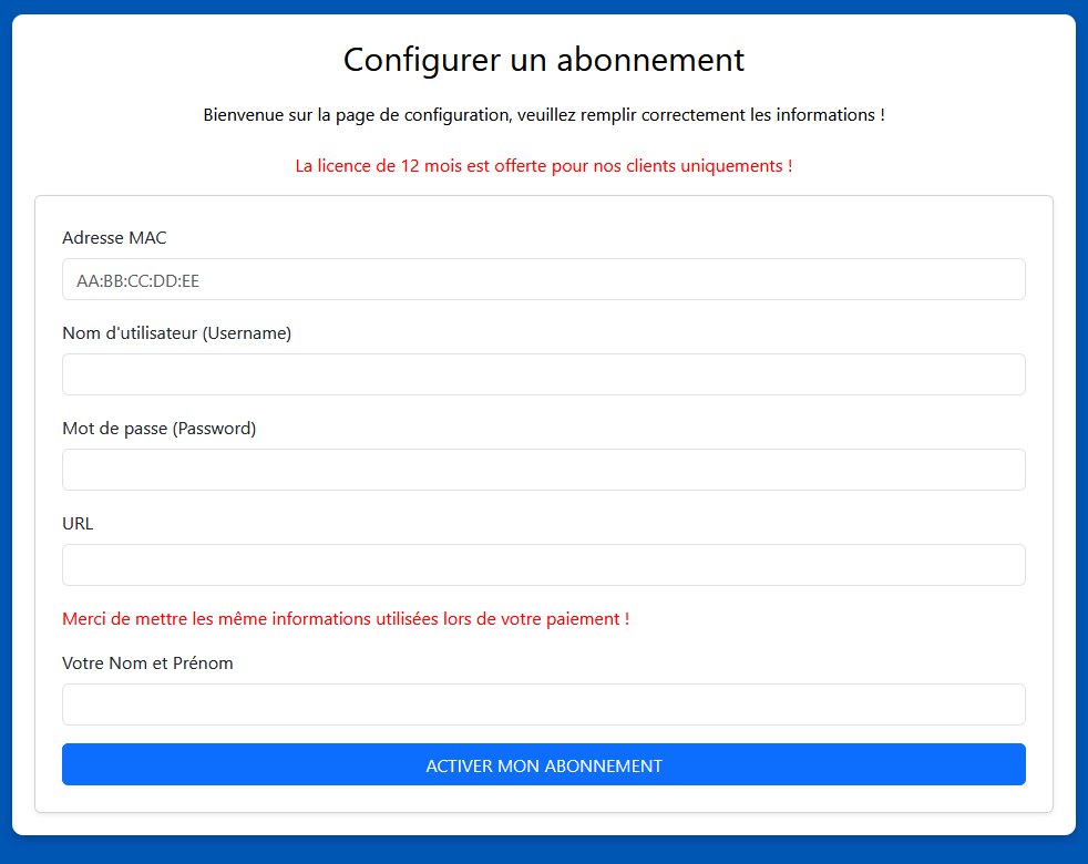 Étape 7 - chargement abonnement